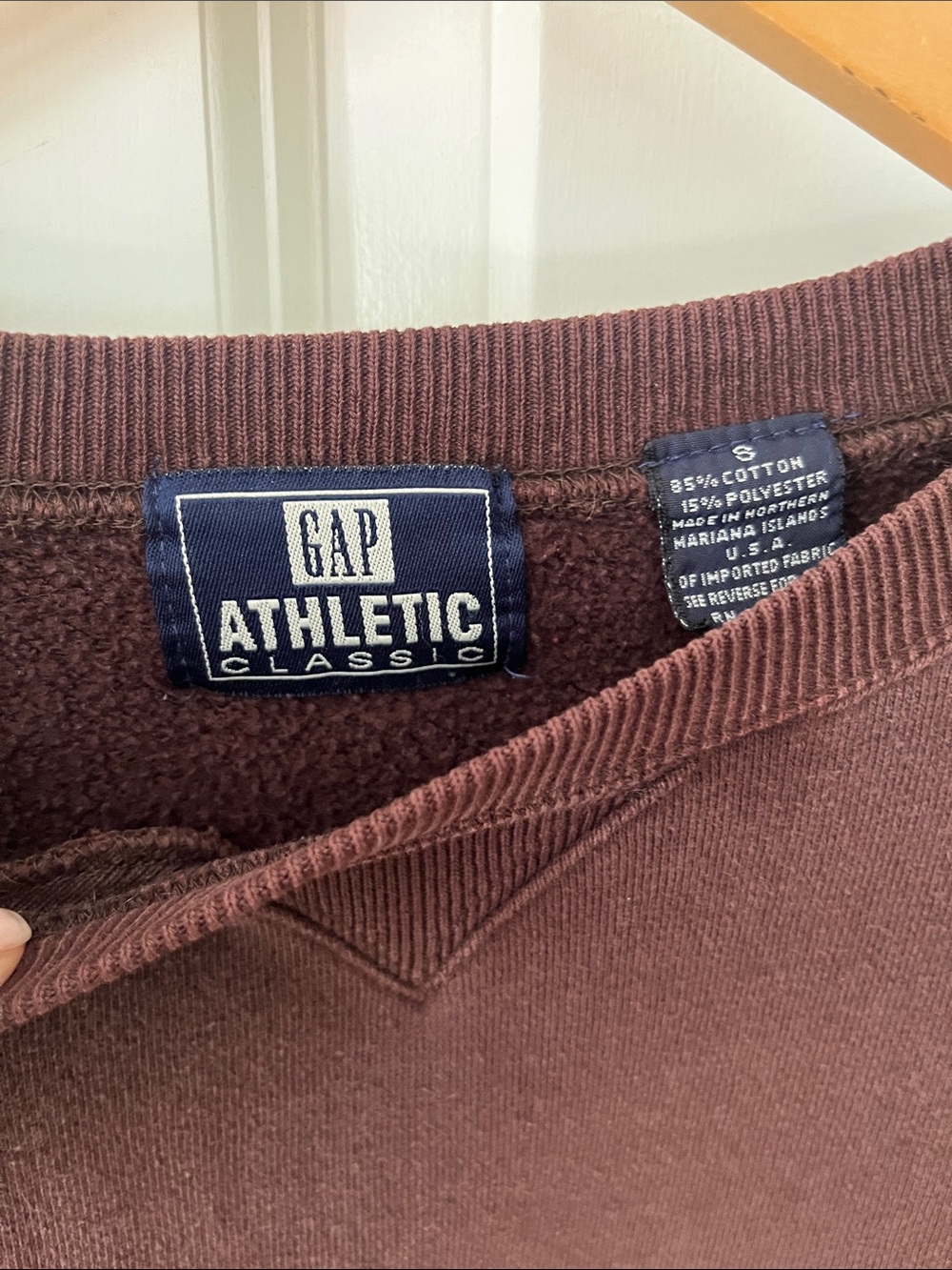 Vintage GAP Brown 80s 90s Pullover Crewneck Oversized Sweatshirt Unisex Sz small